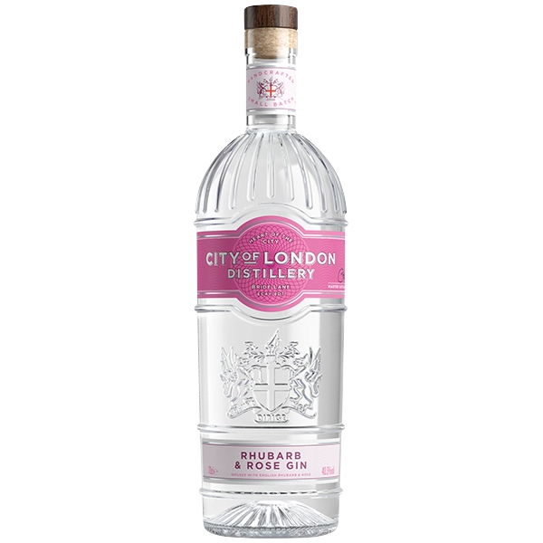 City of London Rhub Rose Gin